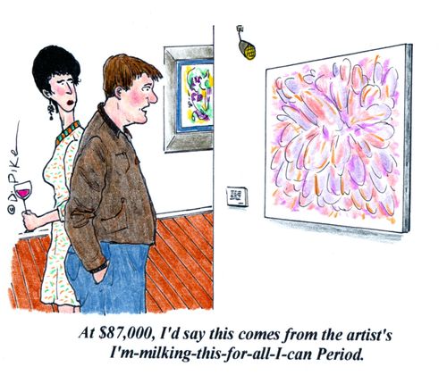 'At $87,000, I'd say this comes from the artist's I'm-milking-this-for-all-I-can Period.'