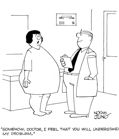 'Somehow, doctor, I feel that you will understand my problem.'