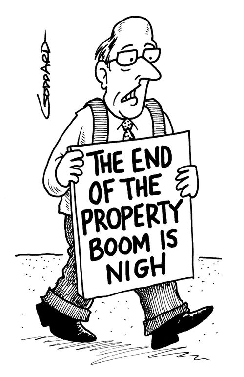 The End of the Property Boom is Nigh.