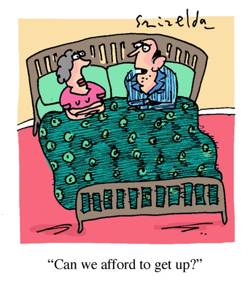 'Can we afford to get up?'