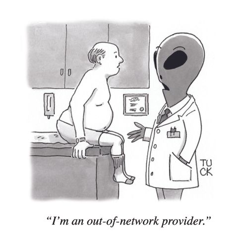 'I'm an out-of-network provider."