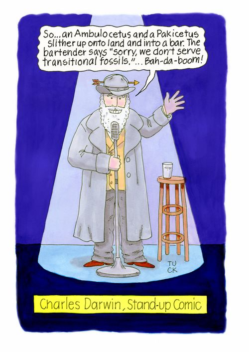 Charles Darwin, stand-up comic