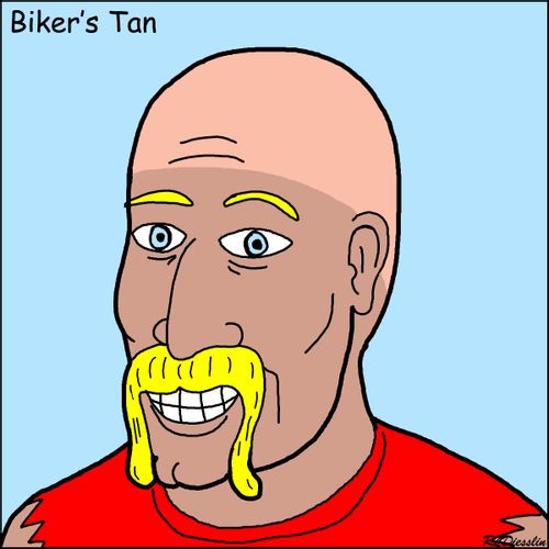 Biker's Tan