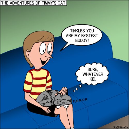"Tinkles you are my bestest buddy!"