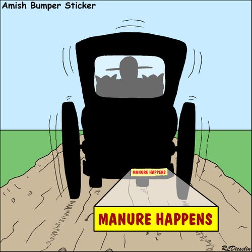 Amish Bumper Sticker