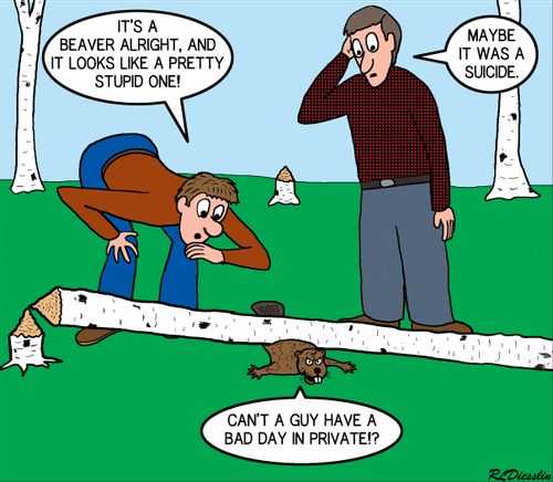 "Can't a guy have a bad day in private!?"