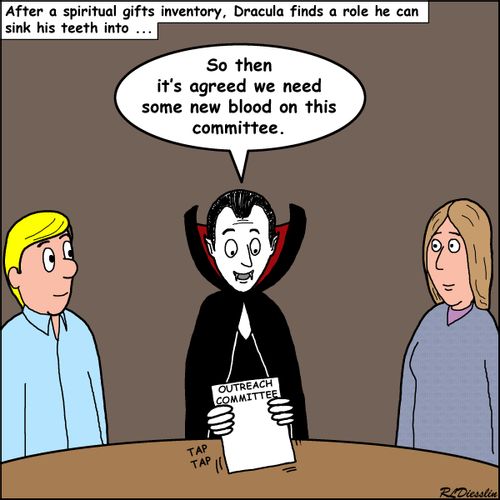 The Count Joins the Church Search Committee