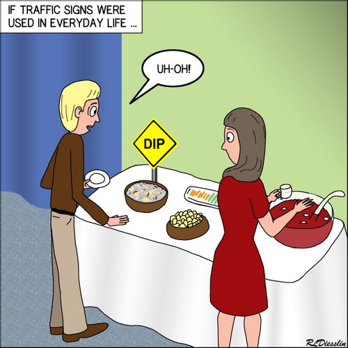 If traffic signs were used in everyday life...