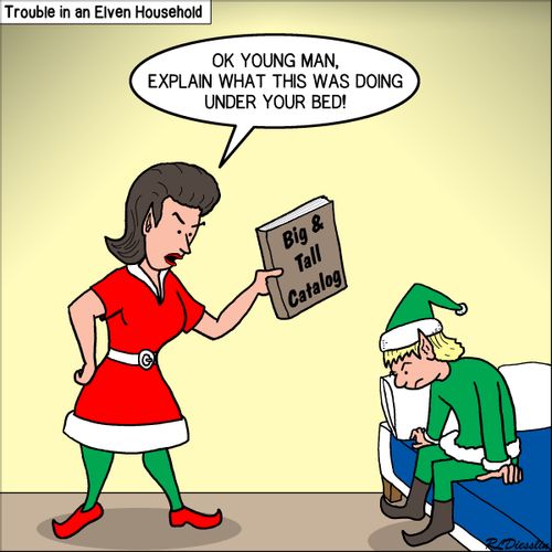 "OK young man, explain what this was doing under your bed!"