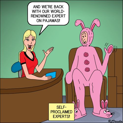 "And we're back with our world-renowned expert on pajamas!"