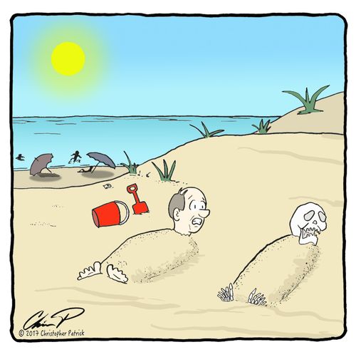 Buried at the Beach