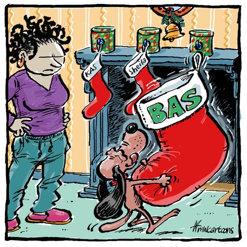 One huge Christmas stocking!