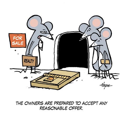 'The owners are prepared to accept any reasonable offer.'
