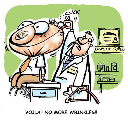 'Voila!! No more wrinkles!!'