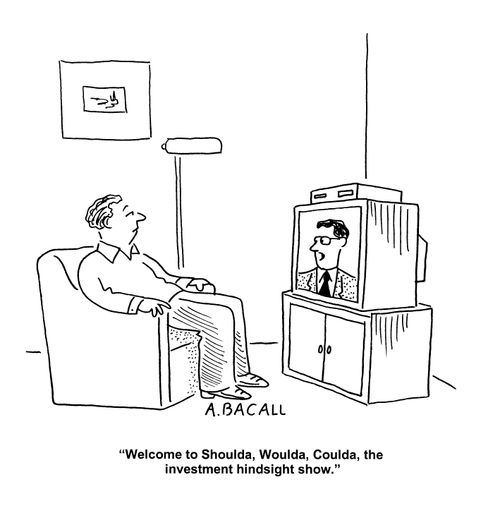 'Welcome to Shoulda, Woulda, Coulda, the investment hindsight show.'