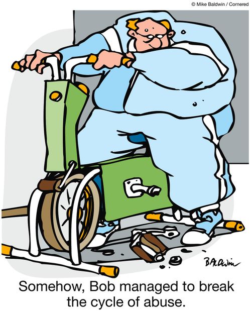 Somehow, Bob managed to break the cycle of abuse.