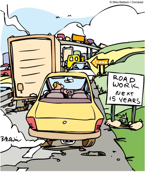 Road work next 15 years.
