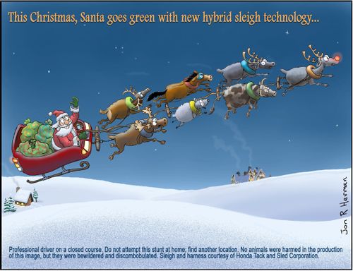 Santa's Hybrid Sleigh (with codemy disclaimer).