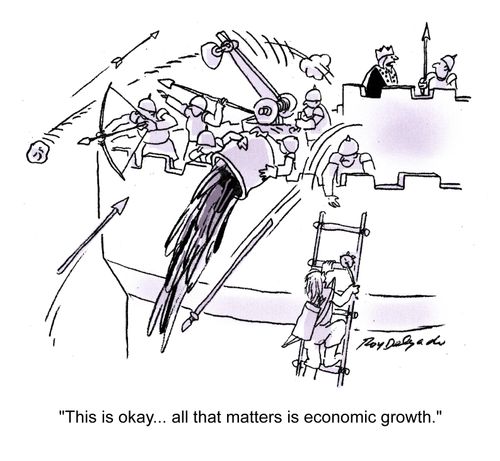 'This is okay... all that matters is economic growth.'