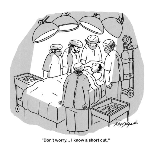 'Don't worry... I know a shortcut.'