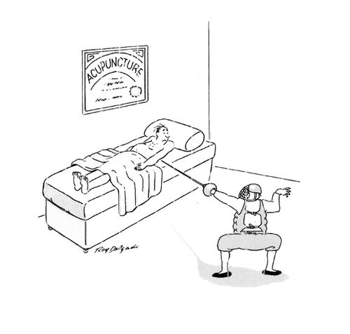Alternative acupuncture.