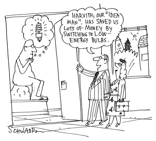 ' . . . Our 'idea man' has saved us a lot of money . . .'
