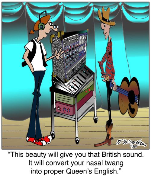 'This beauty will give you that British sound. It will convert your nasal twang into proper Queen's English.
