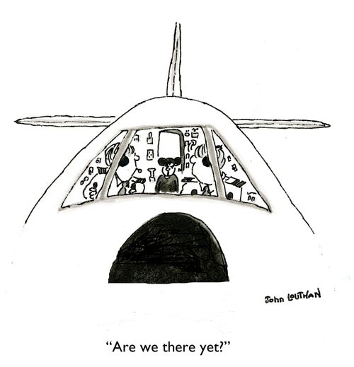 'Are we there yet?'