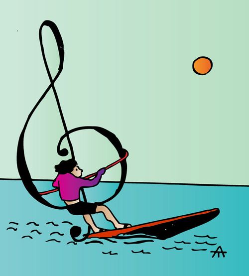 Musical Sailing Boat.