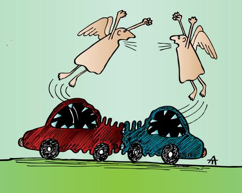 Road Rage in the Afterlife