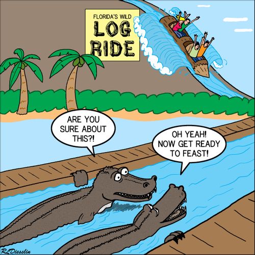 Alligator Log Ride