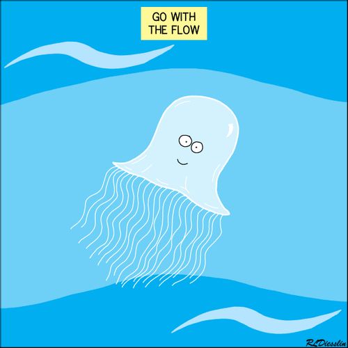Go with the flow.
