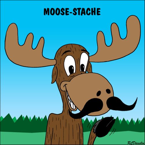 Moose-stache