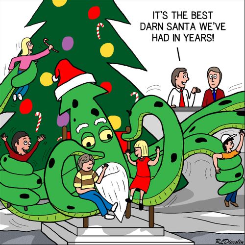 "It's the best darn Santa we've had in years!"