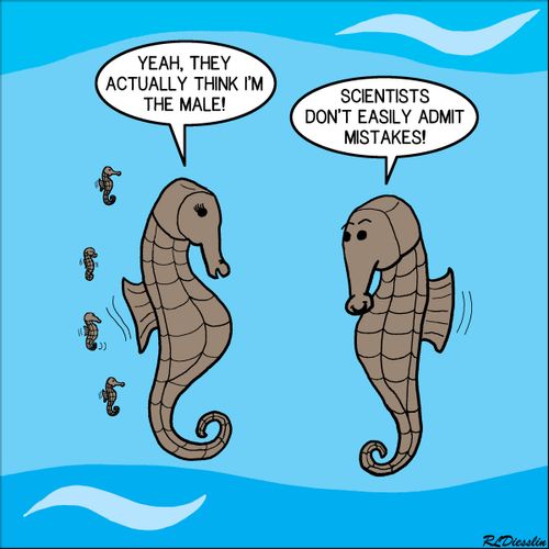"Yeah, they actually think I'm the male!"