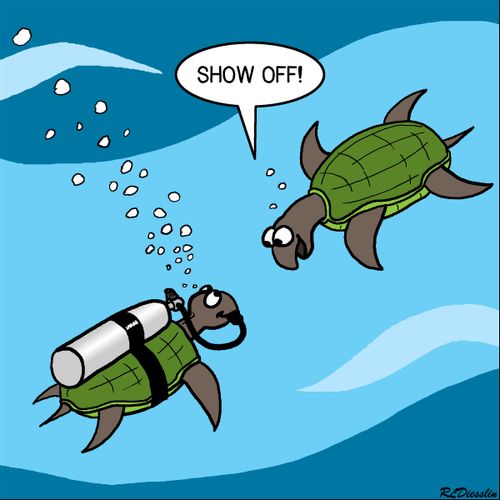 "Show off!"