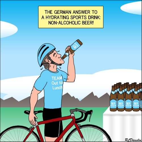 The German Answer to a Hydrating Sports Drink : Non-Alcoholic Beer!