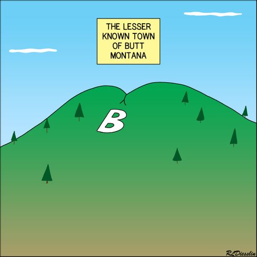 The lesser known town of Butt Montana.