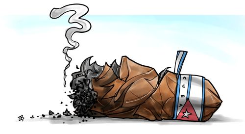 The Death of Fidel Castro - A Cigar Stubbed Out