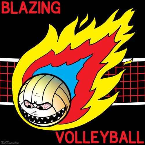 Blazing Volleyball