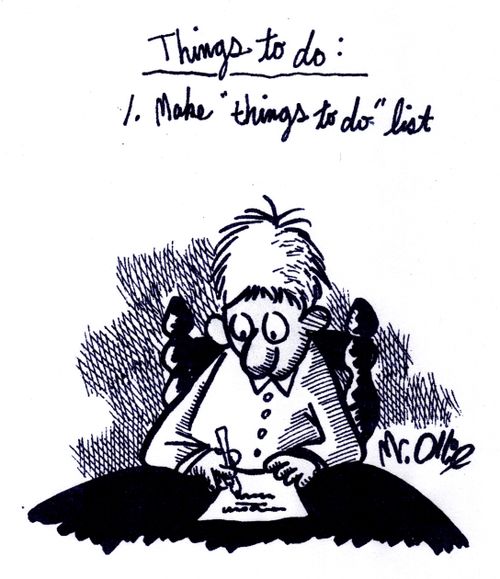 Things to do: Make 'things to do' list.