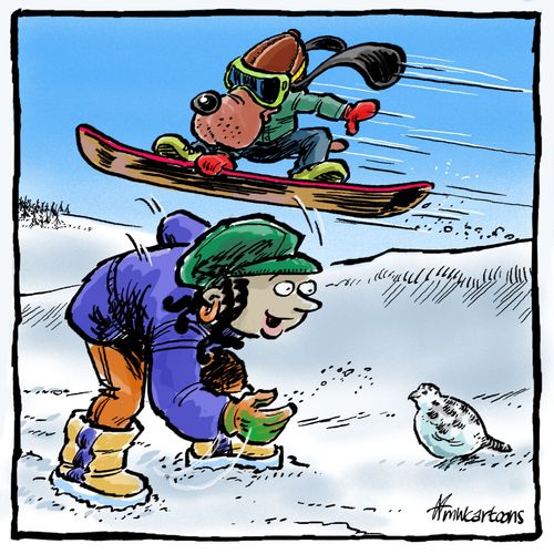 Harmless winter fun