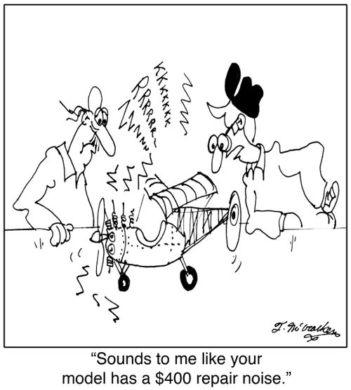 'Sounds to me like your model has a $400 repair noise.'