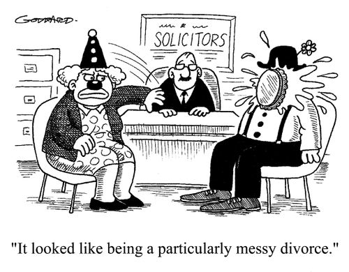 It looked like being a particularly messy divorce