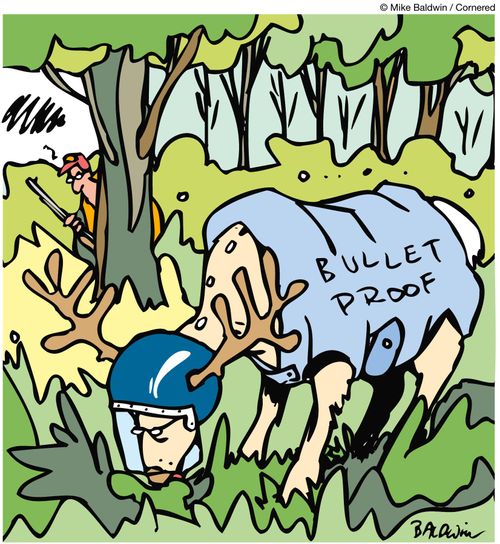 Safety wear for the hunted.