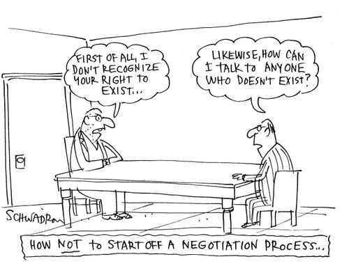 How Not To Start Off A Negotiation Process.