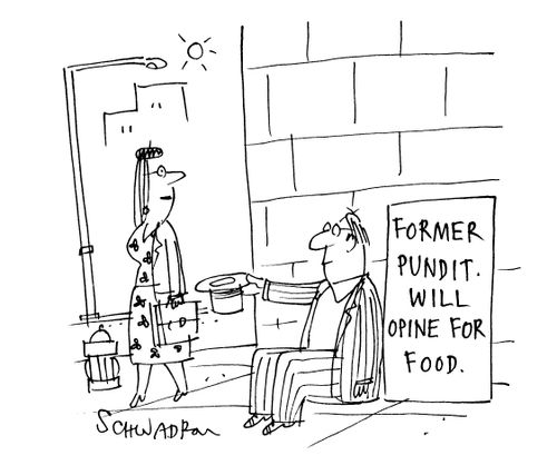 Former Pundit.  Will Opine for Food.