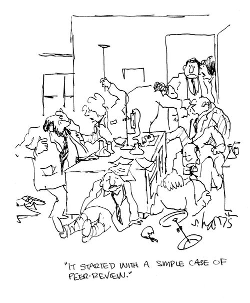 'It started with a simple case of peer review.'