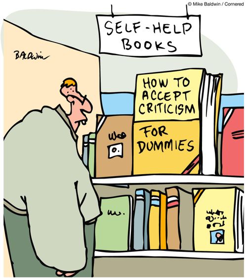 Self-Help Books / How to accept criticism.