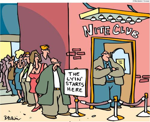 The Ly'in Starts Here.
